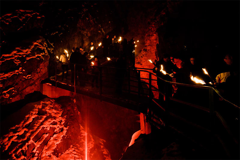 torchlight walk - a Teambuilding Event of eventagency creventiv Sinsheim